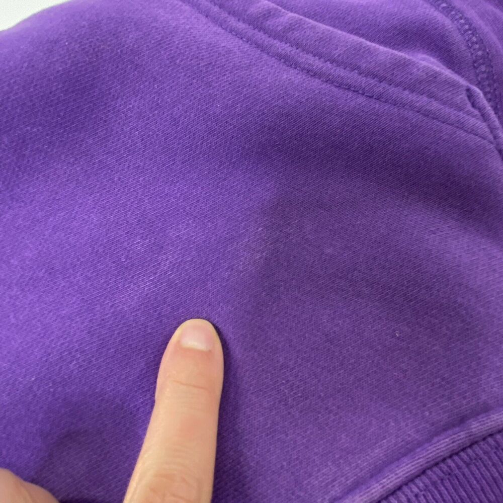 Champion Hoodie Sweatshirt Size Small Reverse Weave Purple Colorful Graphic Logo - Picture 12 of 12